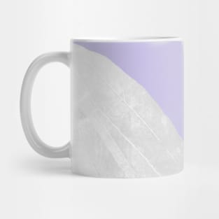 Green Fern on Lavender Inverted Mug